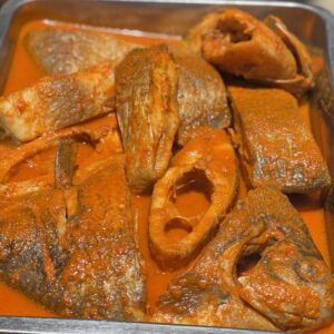 Boiled Tilapia Fish